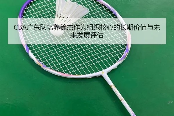 CBA广东队培养徐杰作为组织核心的长期价值与未来发展评估